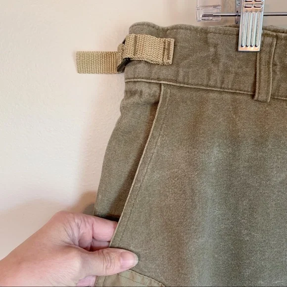 SOLD!  Columbia Brush Pants Mens 40 x 32 Green Tan Outdoor Hunting Field Work - Picture 5 of 13